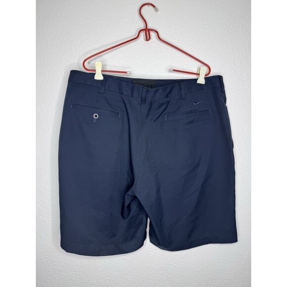 Nike Golf Dri-Fit Shorts Mens 38 Navy Blue Standard Fit 9.5" Inseam Fit Dry - Picture 5 of 12